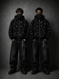 Rhinestone Cross Hoodie