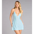 Spark It up Rhinestone A-Line Mini Dress